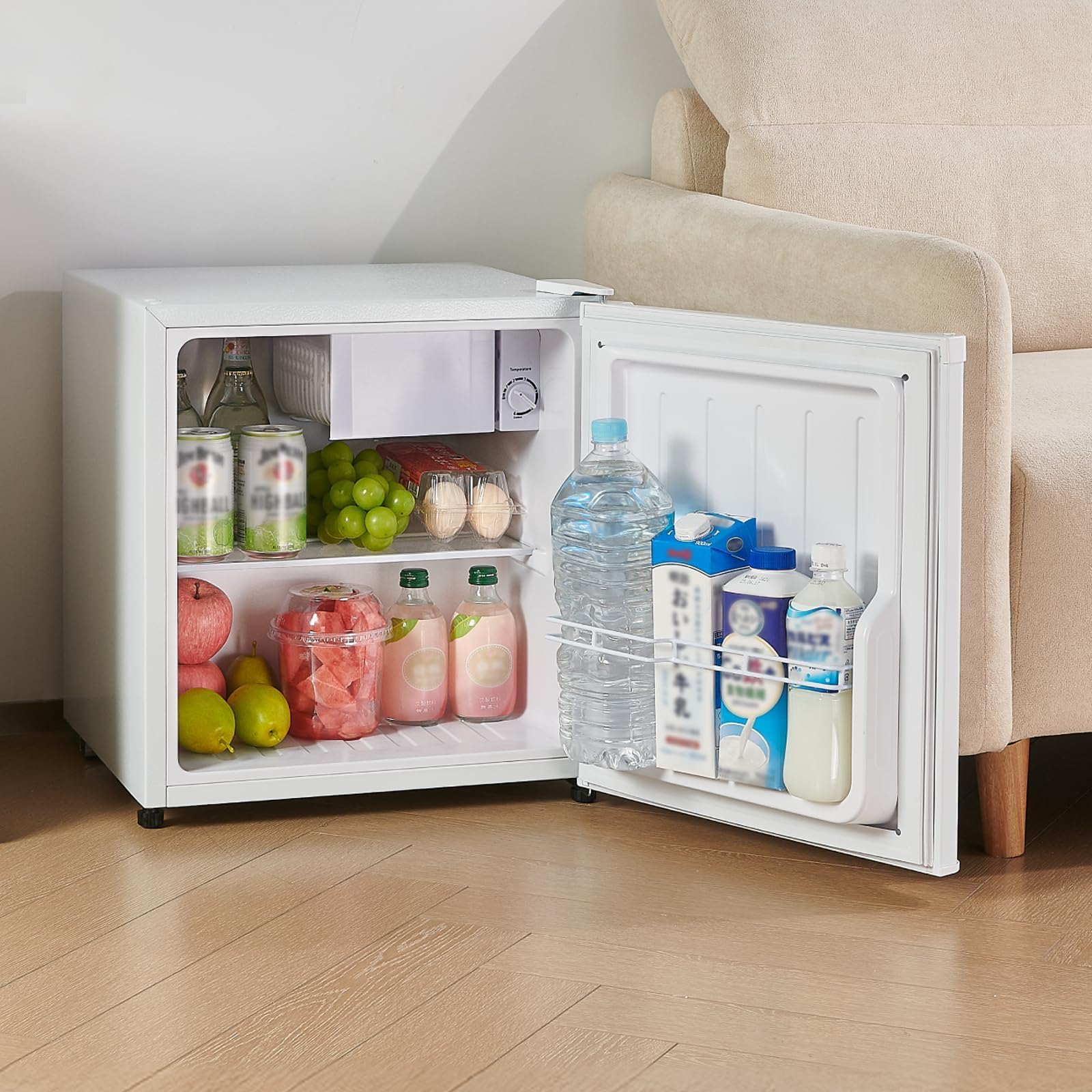 Amazon | 【50L、コンパクトで大容量】clasimple 1ドア冷蔵庫 50L 幅